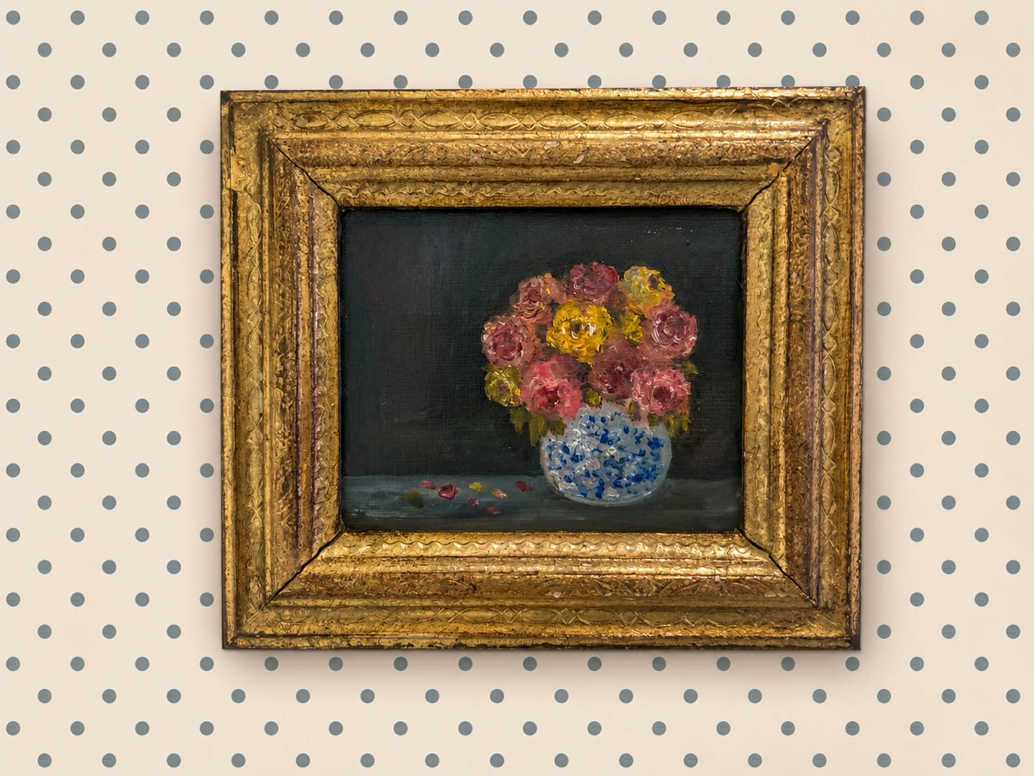 Measures 6.5 X 5.5” — Oil On Cotton Rag