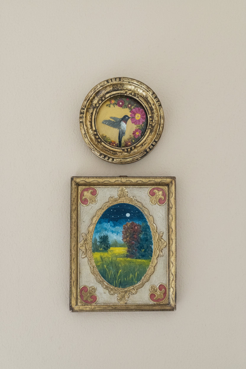 April Bloom collection | 26 — 5.75 X 4.75” — Oil On Plaque