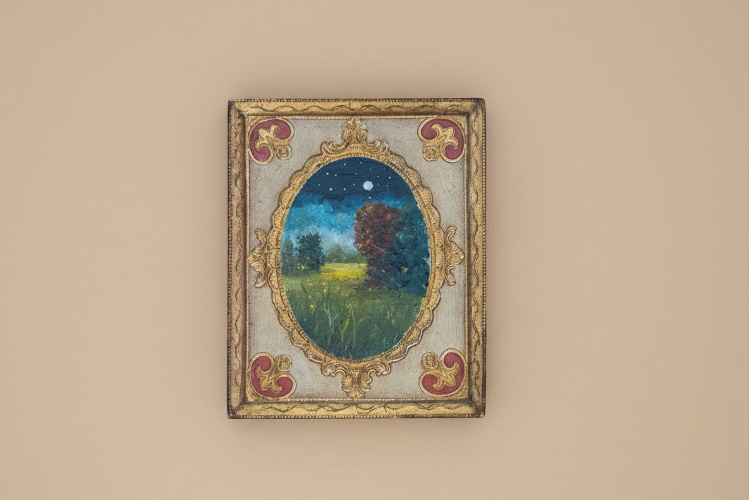 April Bloom collection | 26 — 5.75 X 4.75” — Oil On Plaque