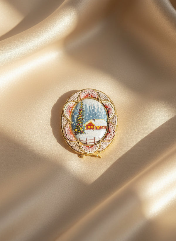 The Holiday Collection | 25 — Gouache On Paper — 2 X 3”