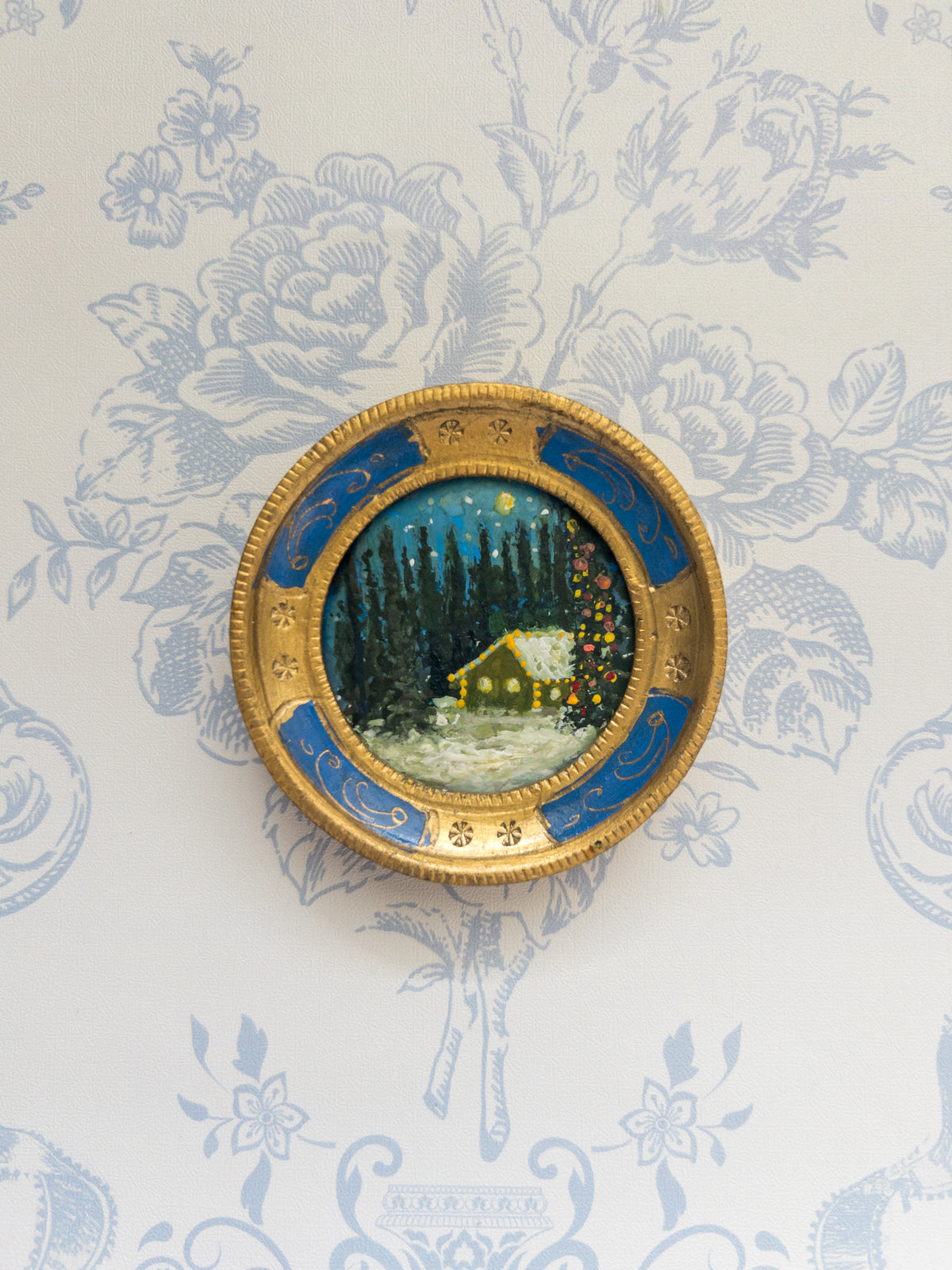 Reserved For Lisa — The Holiday Collection | 25 — Gouache On Paper — 2.75” Across