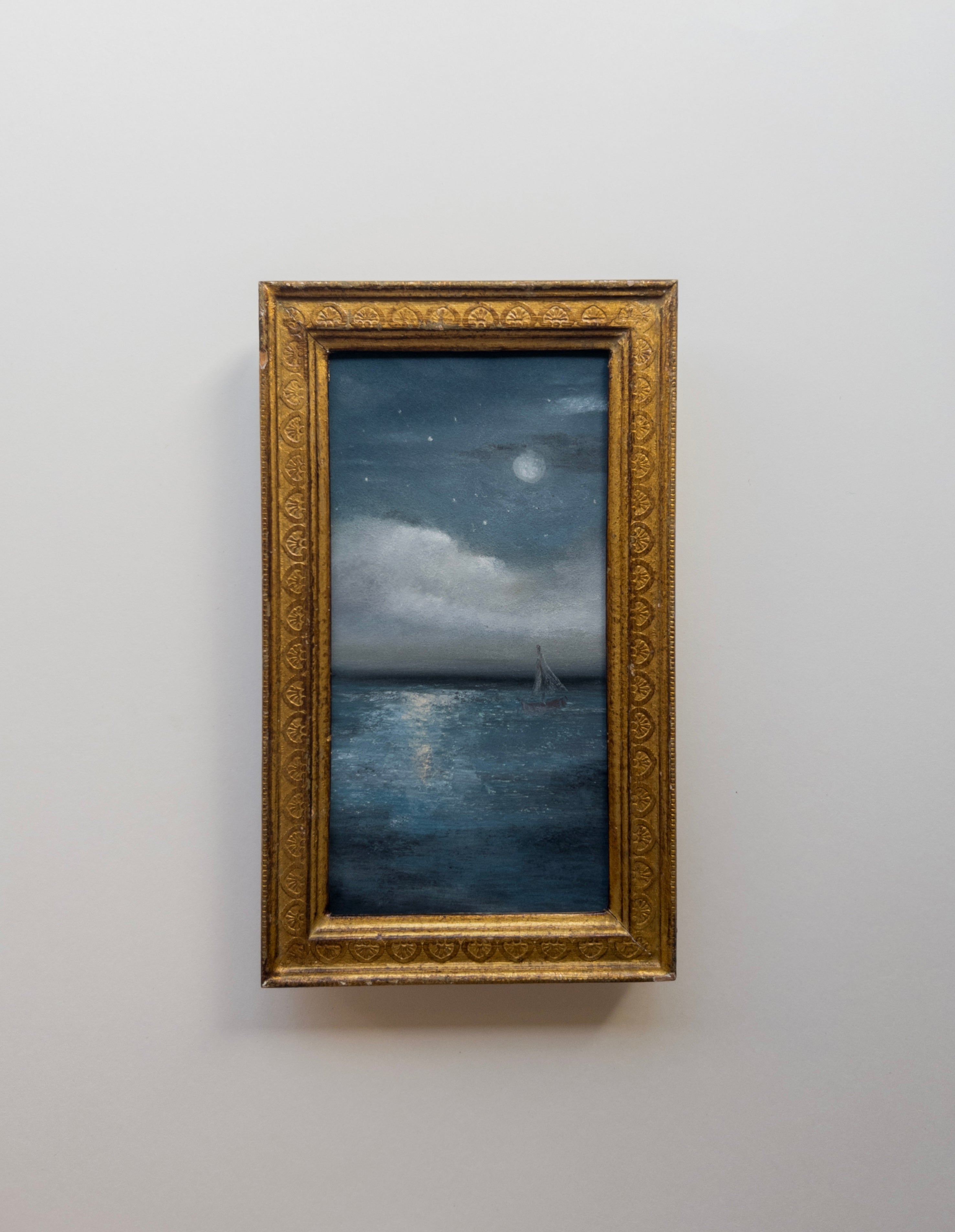 Reserved For Kirsten — Soft Pastels Seascape ’25 -  8 X 5” — 4” Across