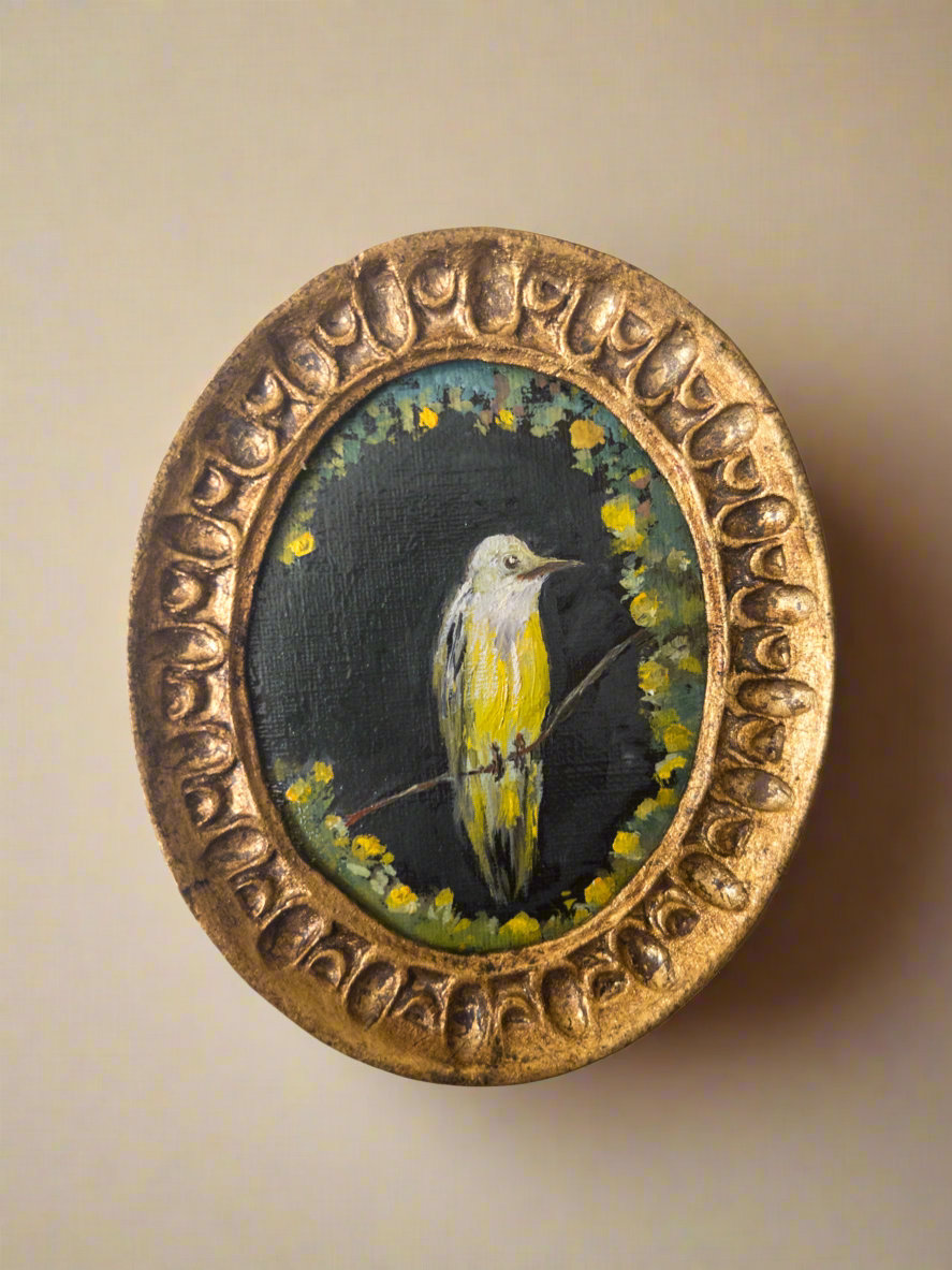 The Hummingbird’s Collection | 25 — Oil On Paper — 4 X 5”