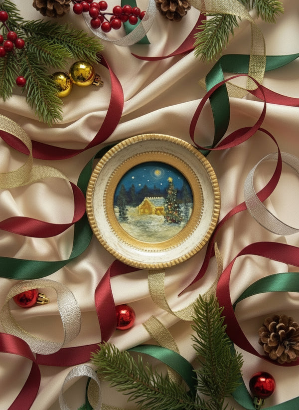 The Holiday Collection | 25 — Gouache On Paper — 3” Across