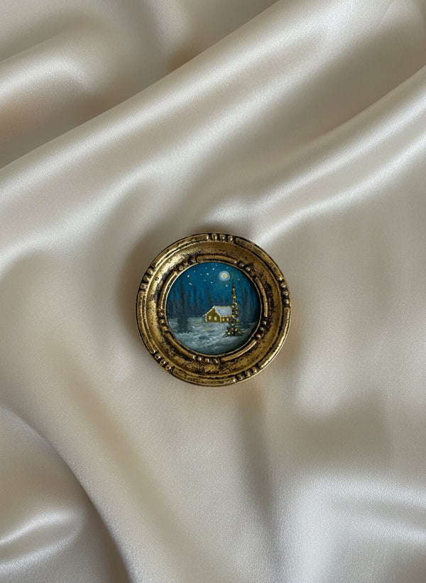 The Holiday Collection | 25 — Gouache On Paper — 4” Across