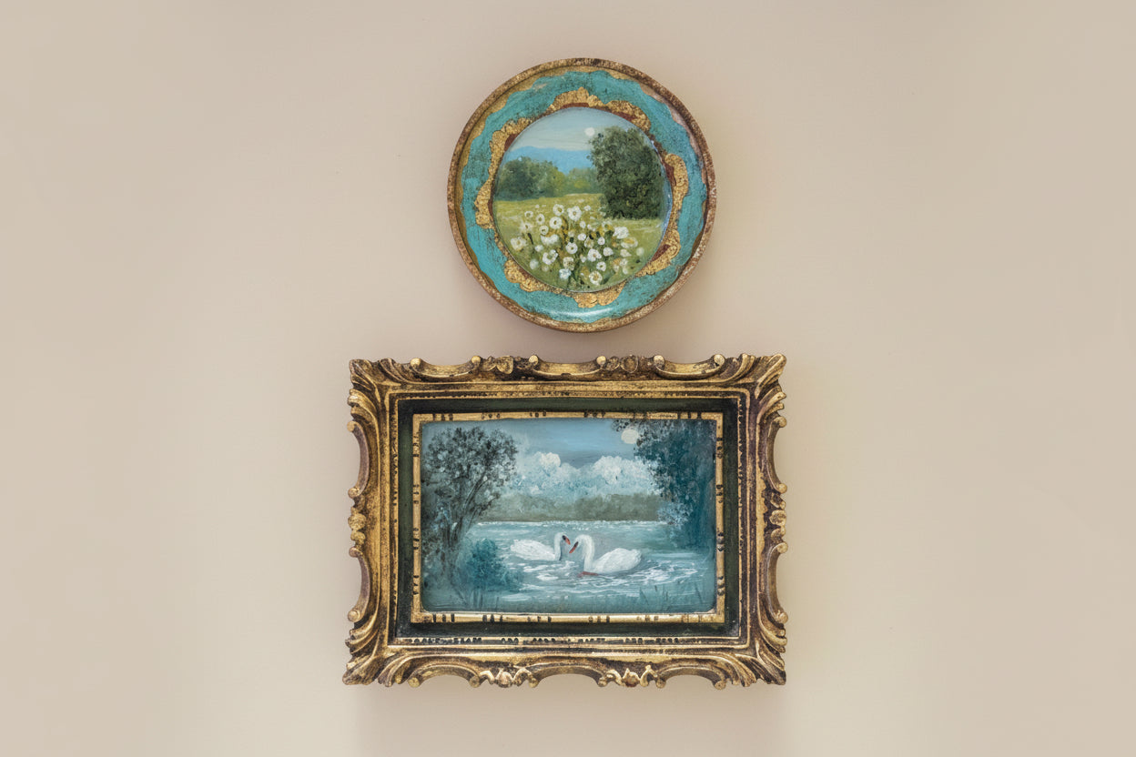 April Bloom collection | 26 — 4.75” — Oil On Plaque