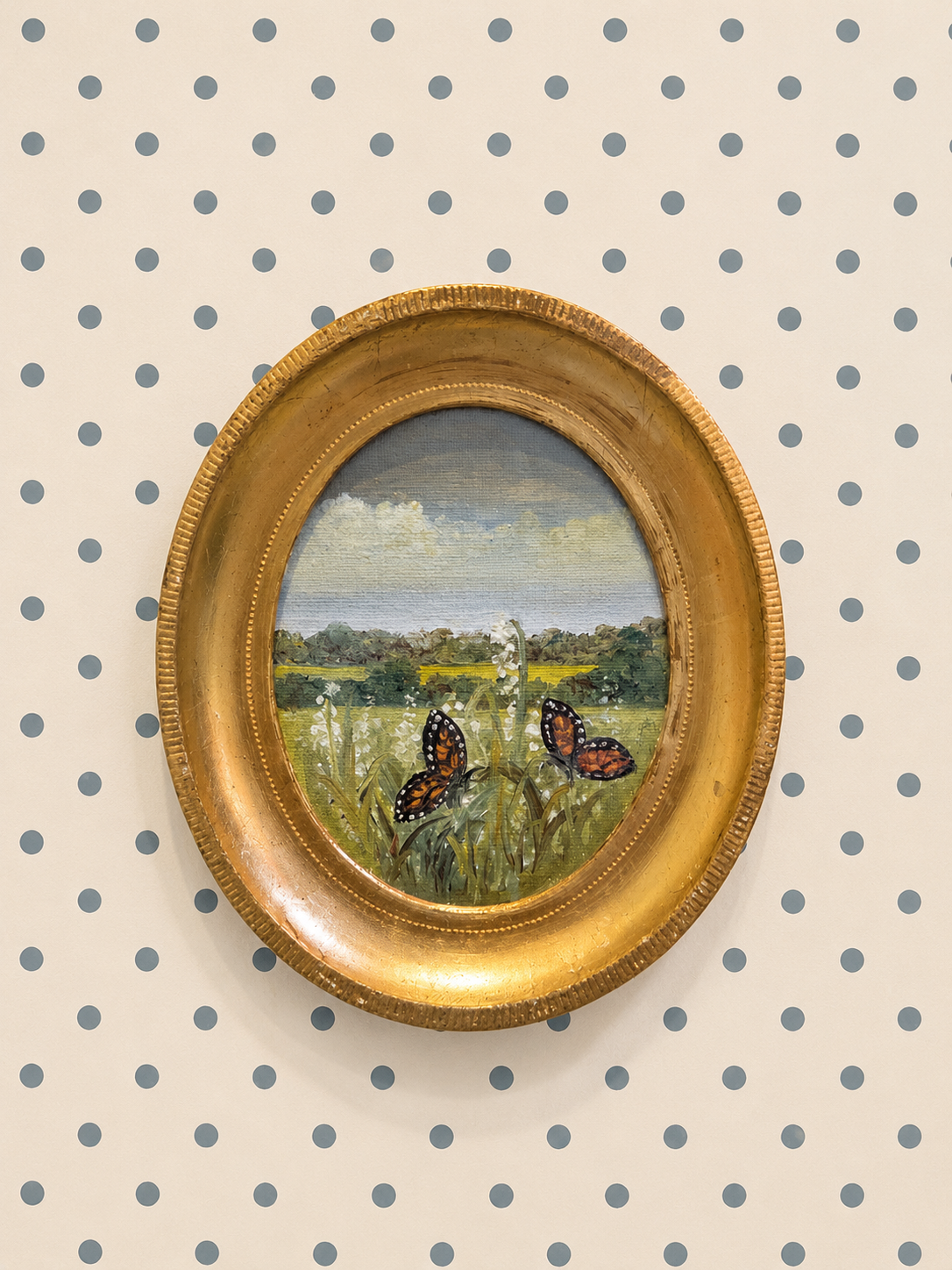 Reserved For Carly — April Bloom collection | 26 — 5.5 X 4.5”Across — Oil On Rag