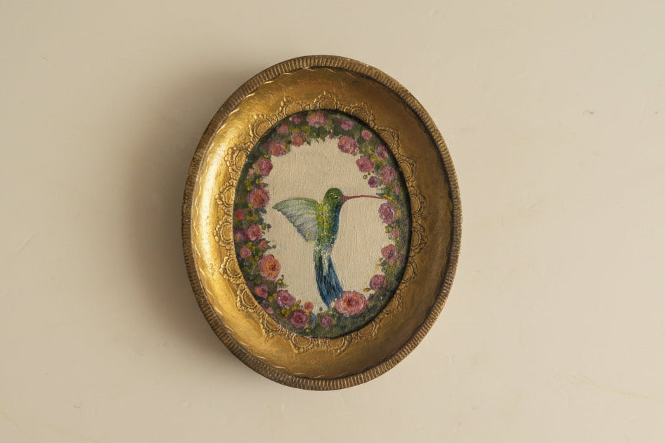 The Hummingbird’s Collection | 25 — Oil On Paper — 5.5 X 4.5”