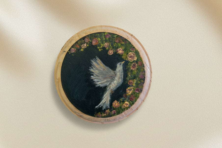 Oil On Plaques | 4” Across