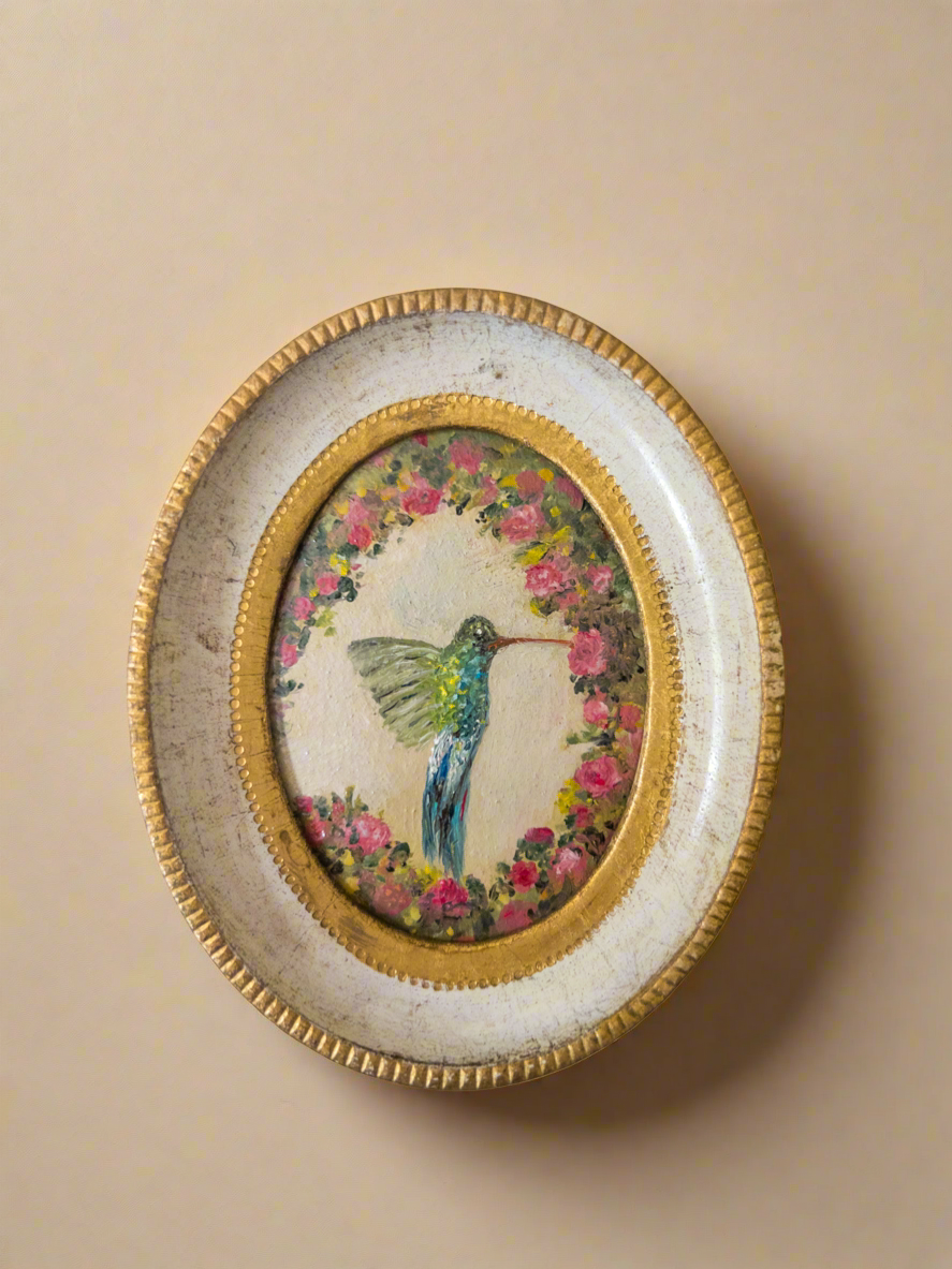 The Hummingbird’s Collection | 25 — Oil On Paper — 4 X 5”