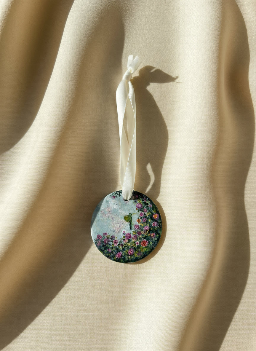 Reserved For Nargol | The Ornaments Collection | 25 — Oil On Plaque — 3” Across