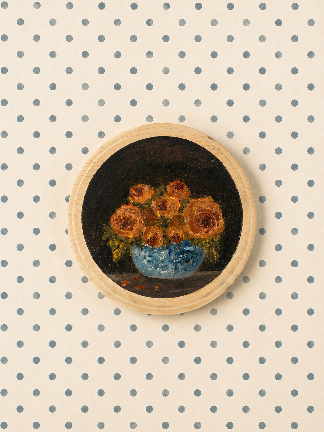 The Daisies Collection | 26 — Oil On Wooden Plaque — 4”