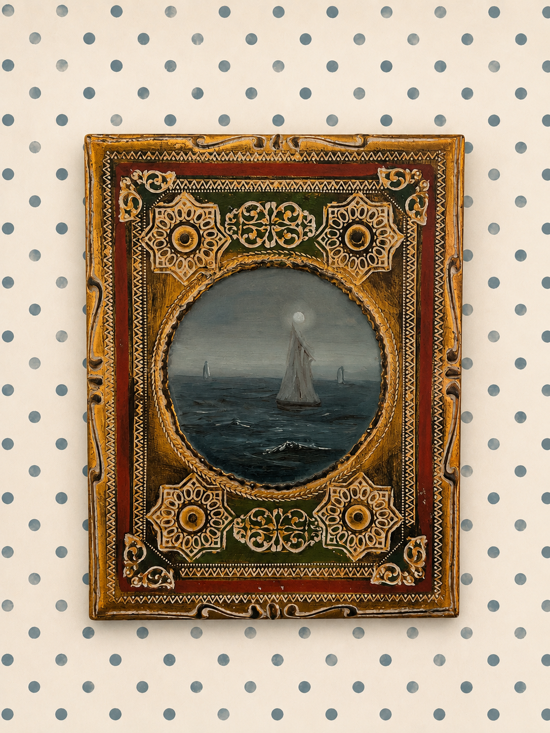 The Moonlit Seascape Collection | 26 — Oil On Plaque — 7 X 9”